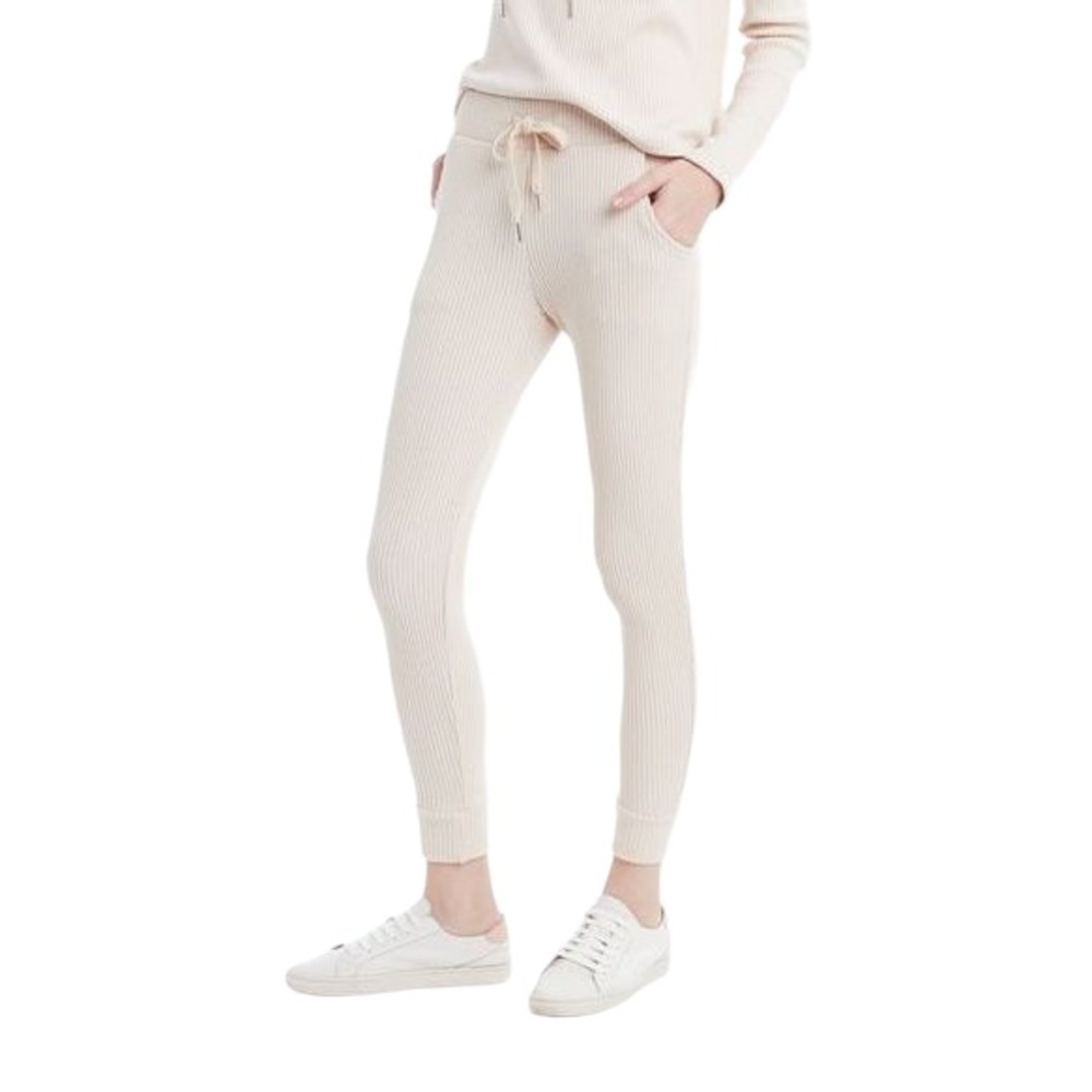 LETT Ecru Amsterdam Rib Jogger Pant